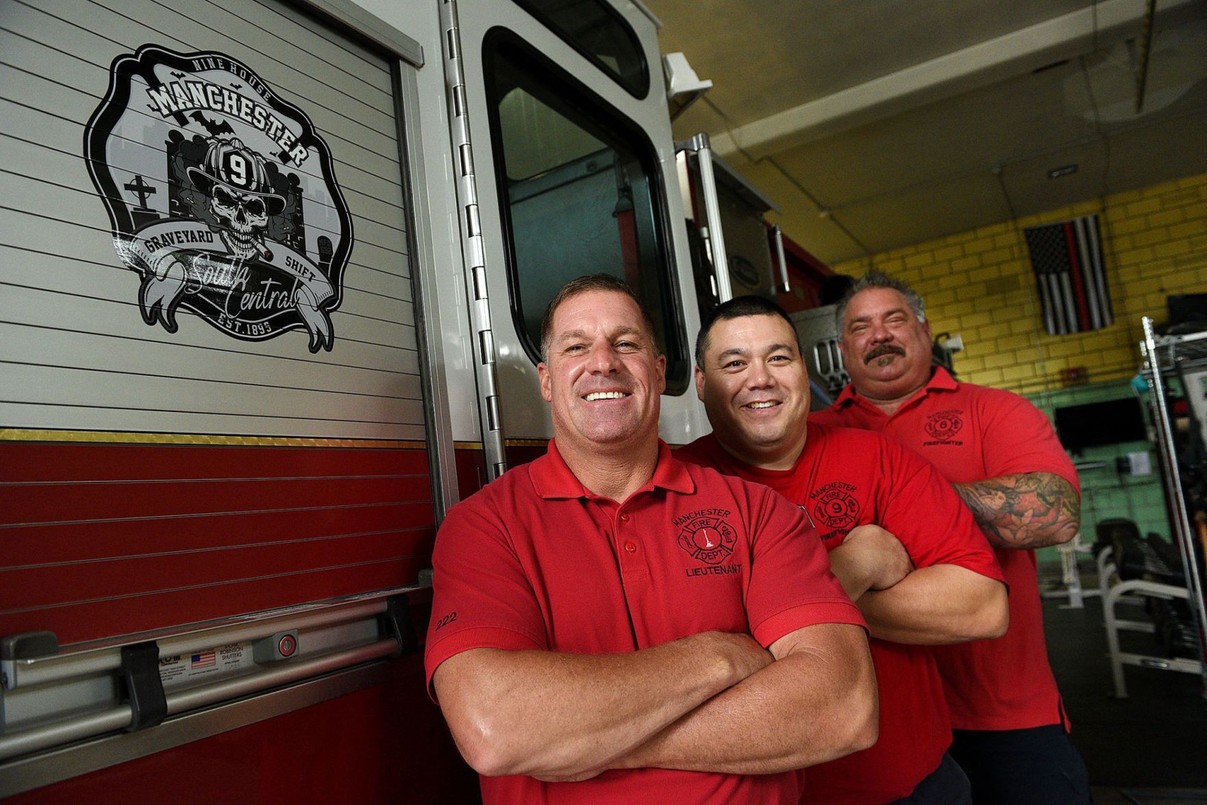 Engine 9 firefighters